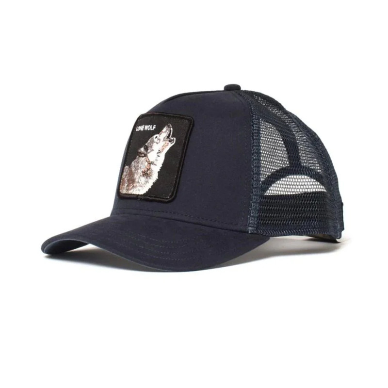 Queue Caps Wolf Cap - Blue - قبعة